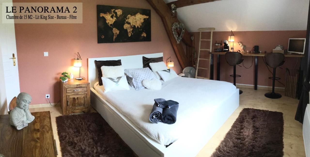 Location Chambres Le Panorama - Aeroport Geneve - Pays De Gex Chevry  Exteriör bild