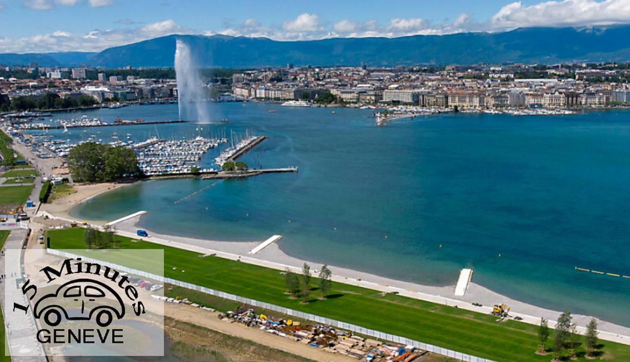 Location Chambres Le Panorama - Aeroport Geneve - Pays De Gex Chevry  Exteriör bild